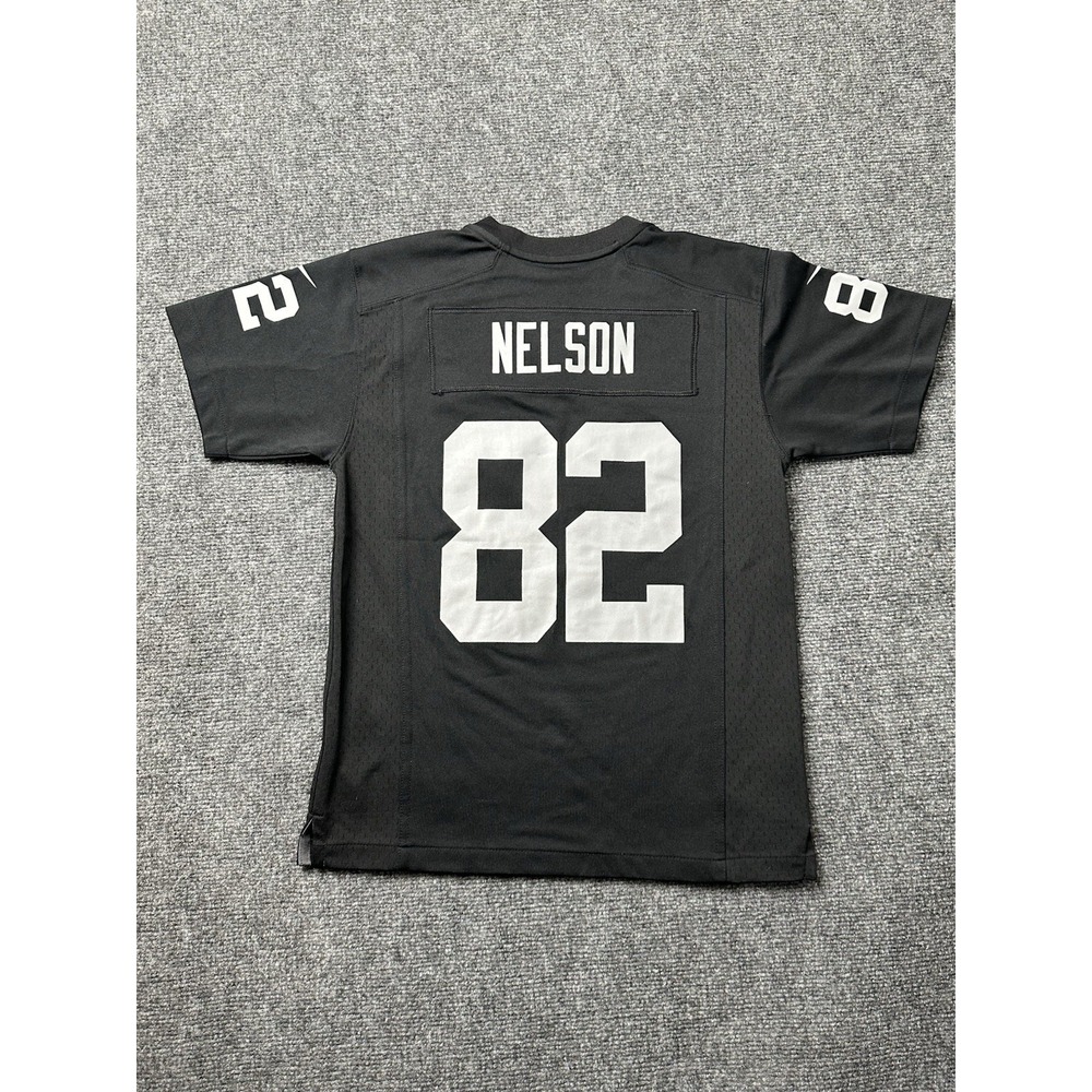 Young Jersey Nike Raiders Jordy Nelson #82 Black‎ Youth M 10–12 Years, Size M